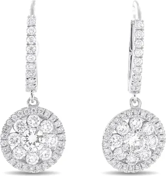 Roberto Coin 18K White Gold 1.25ct Diamond Earrings RC07-051526