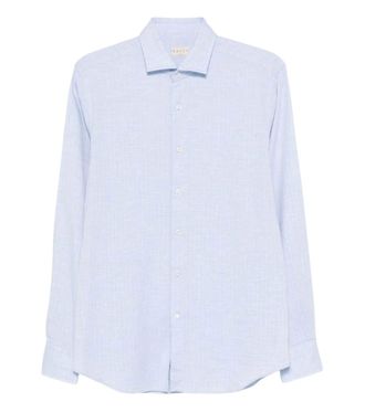 Xacus Light Blue Regular Solid Shirt