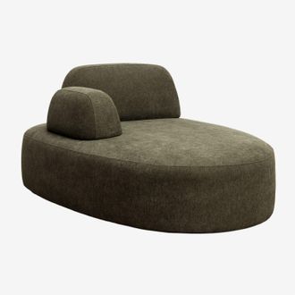 Sklum M&oacute;dulo Chaise Longue Izquierdo Con Reposabrazos Para Sof&aacute; Modular Tapizado Giorgia Sklum