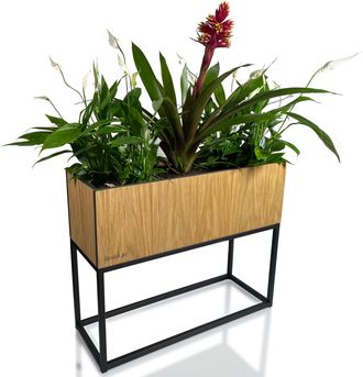 OEM Soporte Para Flores Fiorino De Roble Para Desv&aacute;n, 62 X 22 X 50 Cm