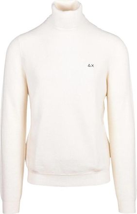 Sun 68 Maglia Dolcevita - Heren - Coltruien - Beige - 3XL - Katoen - Truien & Vesten