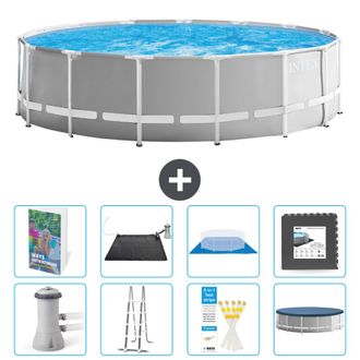 Intex Piscina Prism Frame Redonda - 457x122 Cm - 9-piezas S543