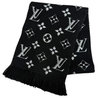 Louis Vuitton Pre-owned Stole - Dames - Pre-owned - Zwart - Maat: ONE Size Zijde