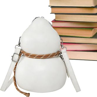 Generic Vintage Sling Handbag - Leather Calabash Shoulder Purse, Stylish Carrying Solution with Comfortable Strap, Functional Bag for Work, Gym, School, Trave