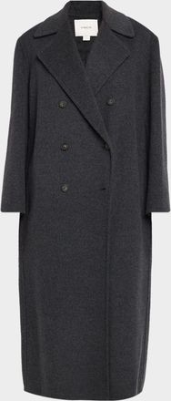Vince Cashmere-Blend Double-Breasted Coat