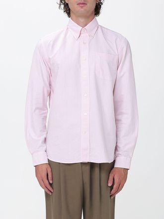 Sebago Camicia a righe in popeline di cotone con colletto button-down