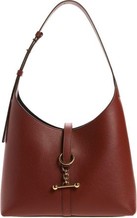 Strathberry Kite Leather Hobo Bag in Walnut at Nordstrom