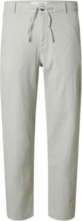Selected Rechte broek - Heren - Broeken - Grijs - Maat: XS