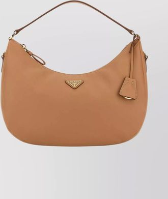 Prada curved handbag gold-tone hardware