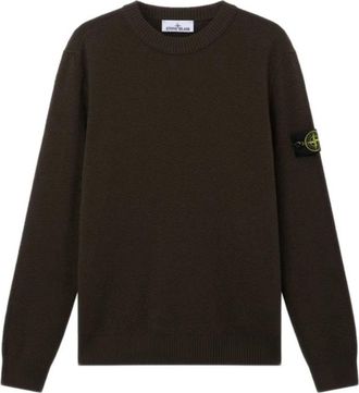Stone Island Round-neck Truien - Heren - Ronde hals truien - Grijs - L - Truien & Vesten