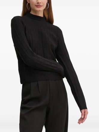 Marciano high-neck sweater - women - Viscose/Polyamide/Polyester/Elastane - S - Black