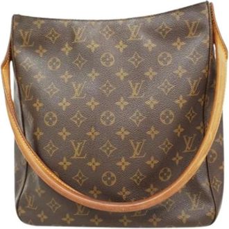 Louis Vuitton Pre-owned Shoulder Bags, female, Brown, Size: ONE SIZE Pre-owned Looping GM Shoulder Bag