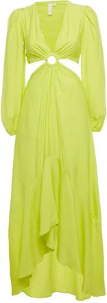 SIMKHAI Abito lungo con dettaglio cut-out - Verde