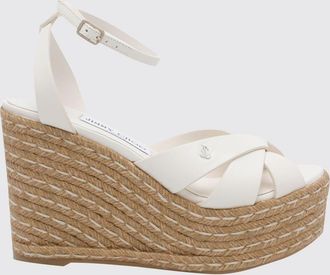 Jimmy Choo London Sandalo con zeppa alta Korra in nappa con cinturino alla caviglia