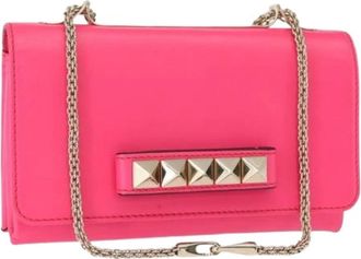 Valentino Pre-owned Clutches, female, Pink, Size: ONE SIZE Pre-owned Va va voom clutch