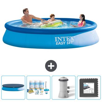 Intex Piscina Easy Set Redonda - 366x76 Cm - 7-piezas Scb3