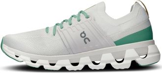 On Mens Cloudswift 3, White/Green, 11.5 UK