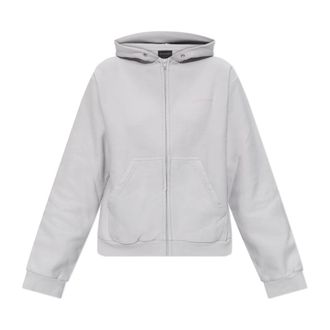 Balenciaga Zip-throughs, female, Gray, Size: L The Hoodie