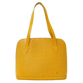 Louis Vuitton Galle Yellow Epi Leather Handbag Shoulder Bag Tote Bag (Pre-Owned)
