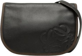 Loewe Pre-owned Crossbody Bag - Dames - Vintage Schoudertas - Zwart - ONE Size - Leer - Vintage
