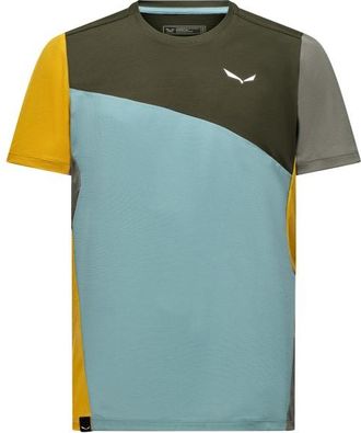 Salewa Puez Sporty Dry T-Shirt Funktionsshirt f&uuml;r Herren | t&uuml;rkis
