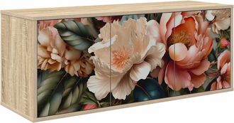 vidaXL Mueble De Tv Montado En La Pared Borne 102 X 33 X 40 Cm Vidaxl