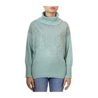 Brand Unique Maglione Dolcevita - - Knitwear - Donna - Verde - S