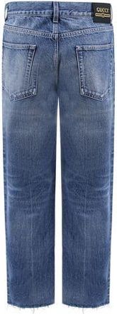 Gucci Mens 5-pocket Straight-leg Jeans - Blue Cotton - Size 31 (Waist)