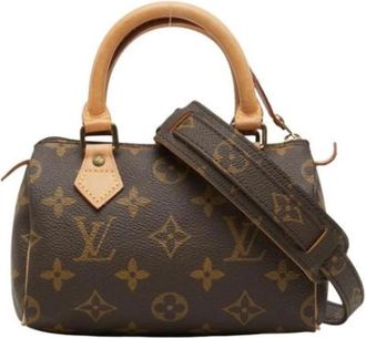 Louis Vuitton Pre-owned Plastic louis-vuitton-bags - Dames - Vintage Handtas - Bruin - ONE Size - Vintage