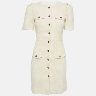 Maje Cream Tweed Sheath Dress
