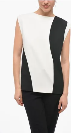 Calvin Klein Sleeveless Panel Top size 42