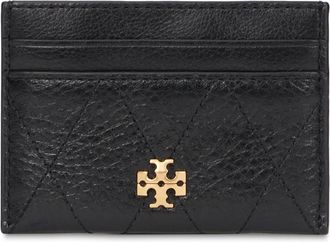 Tory Burch Accessoires, Dames, Zwart, ONE Size, Charlie Quilted Card Case
