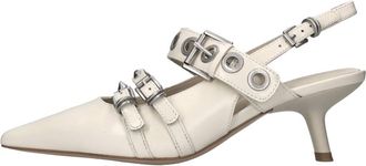 Ash Ash, Schoenen, Dames, Beige, 39 EU, Leer, Babel Slingback Pomp
