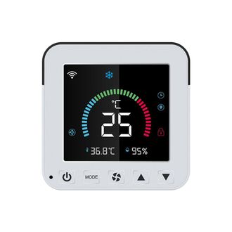 OEM Termostato Wifi Tuya Life Nuevo, Dc5v, Para Aire Acondicionado, Control Remoto Ir, Temporizador Y Sensor De Temperatura Y Humedad