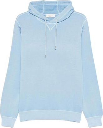 FILIPPO DE LAURENTIIS Katoenen Hoodie - Heren - Hoodies - Blauw - S - Katoen - Hoodies & sweatvesten