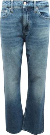 Calvin Klein Authentieke Boot Denim Medium High Rise - Dames - Regular Fit Jeans - Blauw - W34 - Denim - Jeans