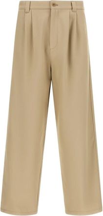 A.P.C. Ricky Broeken - Heren - Wijde Broeken - Beige - S - Katoen - Broeken