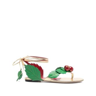 Valentino Garavani Flat Sandals, female, Multicolor, Size: 11 US Shoes Valentino Garavani