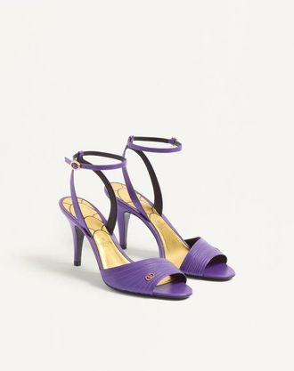 Valentino Garavani Sandalo Ladycrush In Capretto 85Mm Donna ELECTRIC VIOLET 36.5
