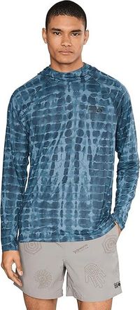 Mountain Hardwear Crater Laketm Hoodie Mens Clothing Adriatic Blue Prismatic Print : 2XL, Polyester