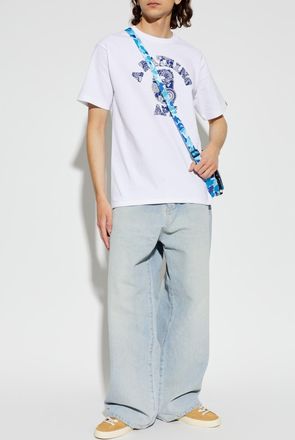 A Bathing Ape T-shirt With Print, Mens, White