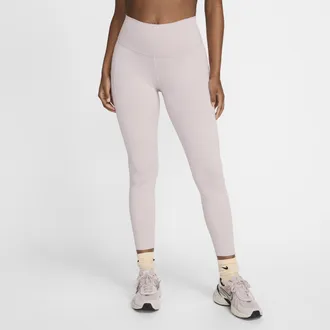 Nike Womens One High-Waisted 7/8 Leggings with Pockets in Purple | FN3241-019