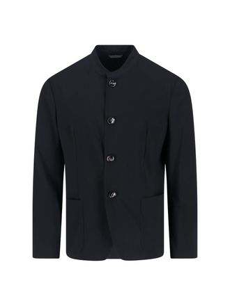 Giorgio Armani Single-Breasted Blazer - Black