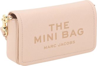 Marc Jacobs Womens The Mini Bag Shoulder Rose Calf Leather Bos Taurus