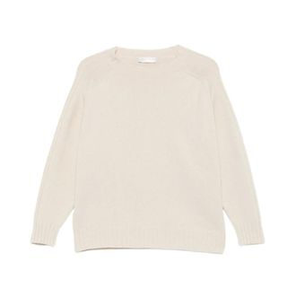 Le Tricot Perugia Jersey de cuello redondo - Knitwear - Mujer - Beige - S