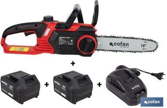 cofan Cofan - Conjunto Motosierra A Bater&iacute;a 20 V + Bater&iacute;a 20 V 4.0 Ah