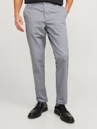 Jack & Jones Chinos JACK & JONES JPSTMARCO mit Stretchkomfort und schmalem Bein, Herren, Gr. 30, L&auml;nge 30, grau (ultimate grau), Web, Obermaterial: 98% Baumwolle, 