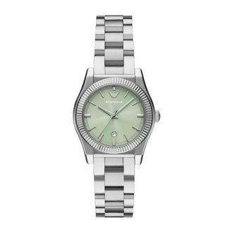 Armani Federica Quartz Mint Green Dial Ladies Watch AR11656