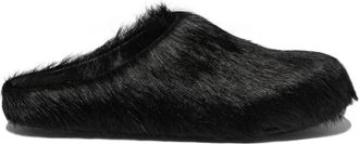 Marni Slippers, female, Black, 5 UK, Black Loafer Shoes Elegant Style