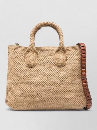 Ibeliv raffia shoulder bag